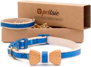 Best Cat Collar By Pettsie Breakaway Bowtie & Friendship Bracelet