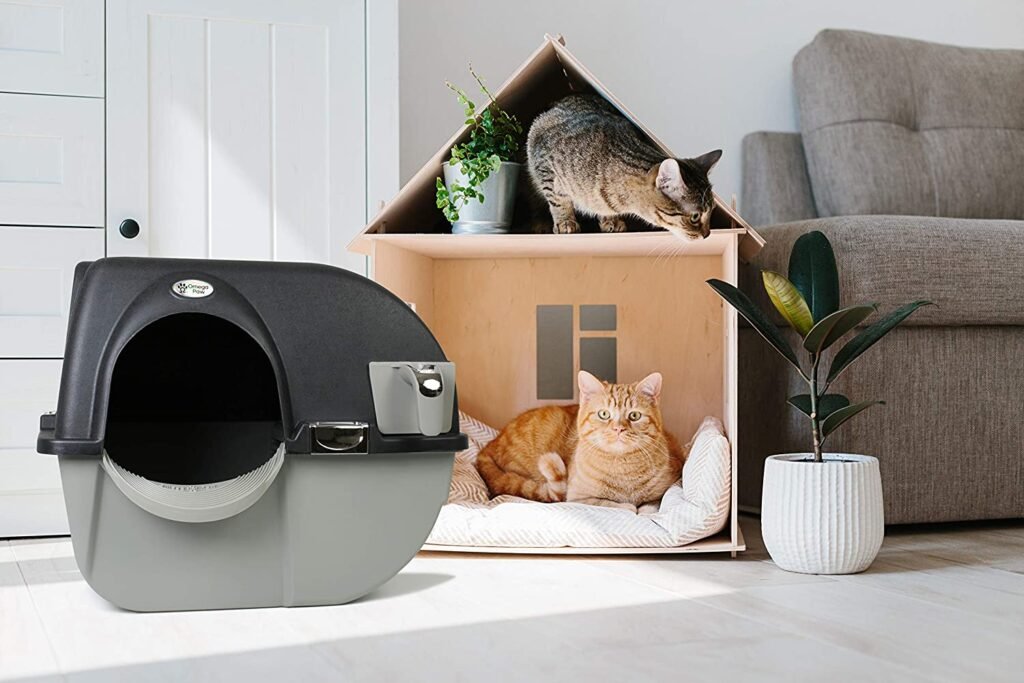 Best Self Cleaning Litter Cat Boxes By Omega Paw EL-RA20-1 Roll N