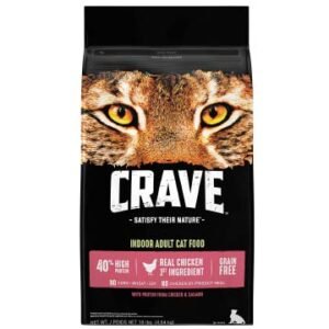 Healthiest Dry Cat Food by CRAVE Grain Free High Protein