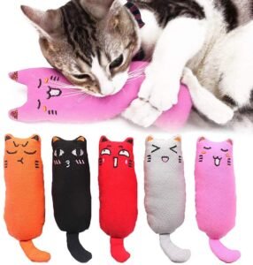 Legendog 5Pcs Catnip Cat Kitten Teething Toys
