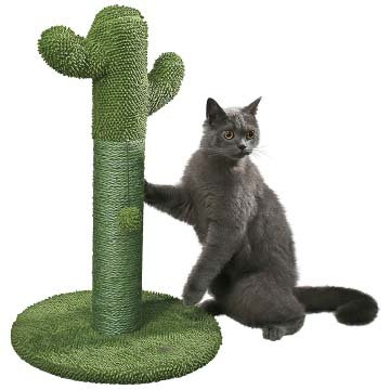 PetnPurr Cactus Protect Your Furniture with Natural Sisal Cat Scratching Post and Pads