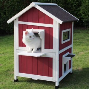 ROCKEVER Outdoor House For Cats