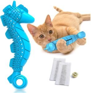 Ronton Cat Toothbrush Catnip Toothbrush Chew Kitten Teething Toys