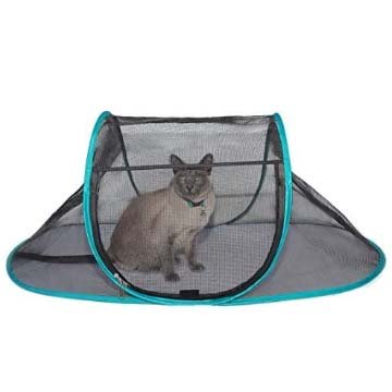 The Cat House Outdoor Cat Enclosure By Nala and Company Brand