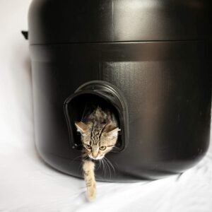 The Kitty Tube Outdoor House For Cats with Pillow
