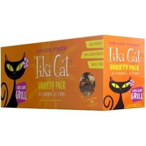 Tiki Cat Grill Grain-Free, Low-Carbohydrate A Healthy Wet Cat Food