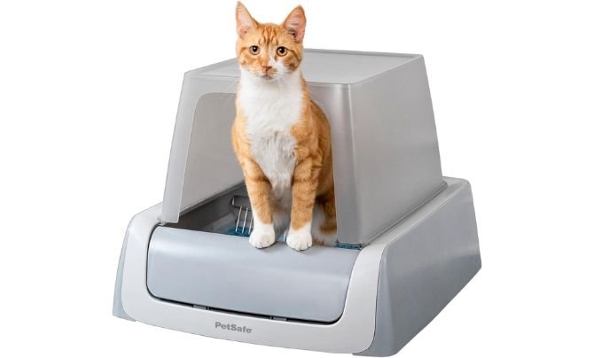 PetSafe ScoopFree Crystal Plus Front-Entry Self-Cleaning Cat Litter Box