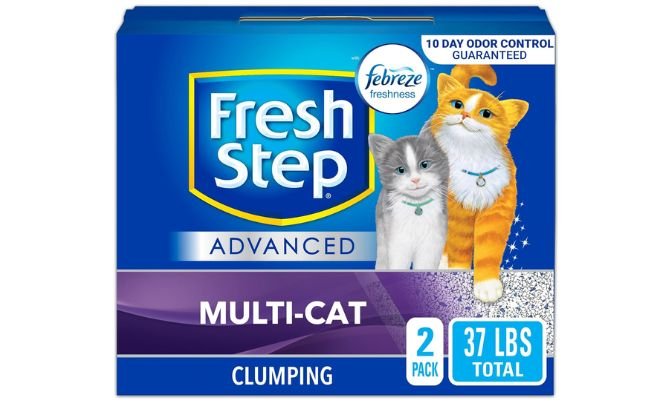 Fresh Step Clumping Cat Litter, Advanced, Multi-Cat Odor Control