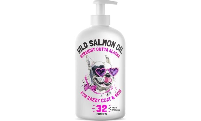 LEGITPET Wild Alaskan Salmon Oil for Dogs & Cats