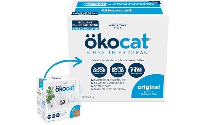 Ökocat Natural Wood Clumping Cat Litter