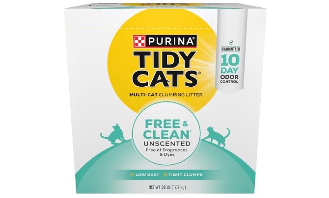 Tidy Cats Free & Clean Unscented Clumping Litter