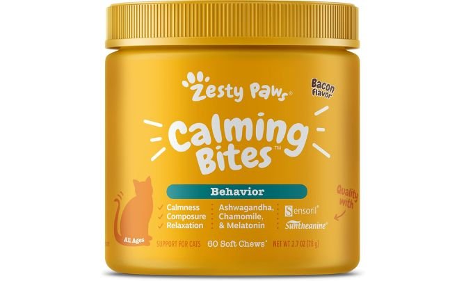 Zesty Paws Calming Bites for Cats